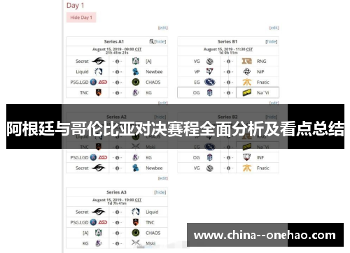阿根廷与哥伦比亚对决赛程全面分析及看点总结